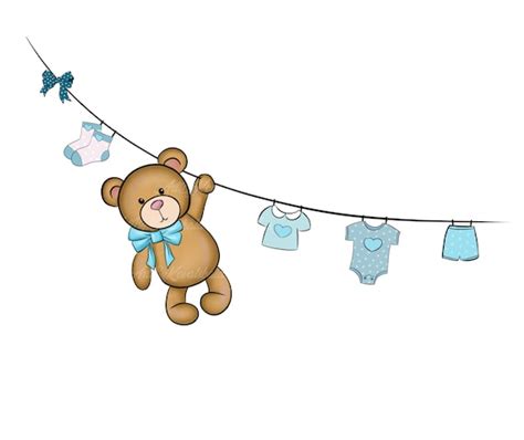 Teddy Bear Clipart PNG Baby Shower Digital Download - Etsy India
