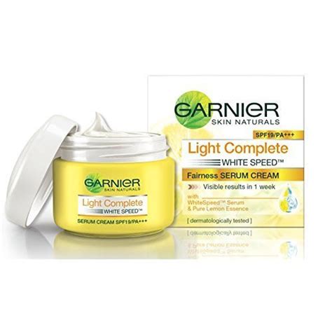 Garnier White Complete Fairness Spf17 (New Spf19) Cream - 40 ml : Buy ...