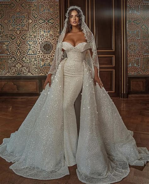 Bling Mermaid Wedding Dresses