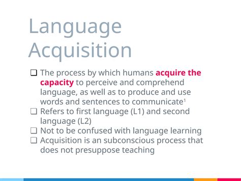 Stages of First Language Acquisition_Meeting 2 | PPTX