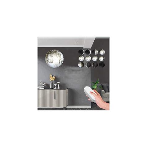 Buy LED Moon Wall Light with 3D 12 Moon Phases Decoration by Remote ...