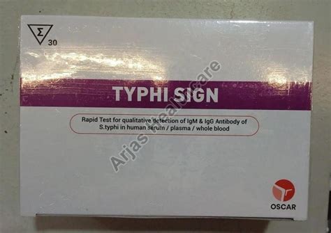 Oscar Typhi IgG IgM Tst Kit Supplier from Pune