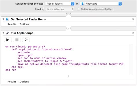Image result for Using Automator to Run AppleScript