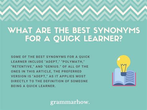 6 Good Synonyms For A "Quick Learner" (On Your Resumé)
