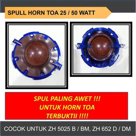 Jual Spull Horn TOA 25 50 Watt Spul speaker ZH 5025 B BM Spool ...