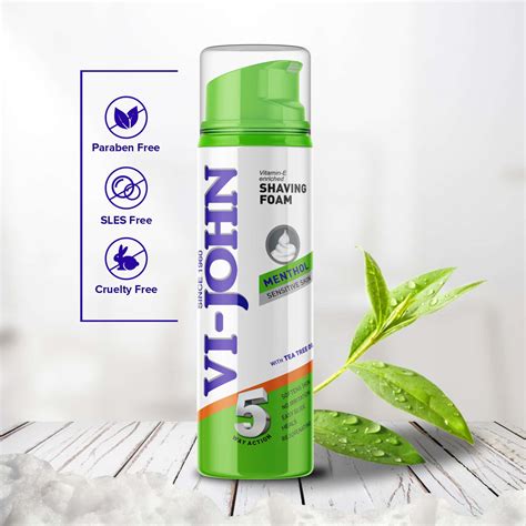 Buy VI-JOHN SENSITIVE SKIN 5 WAY ACTION VITAMIN E ENRICHED MENTHOL ...