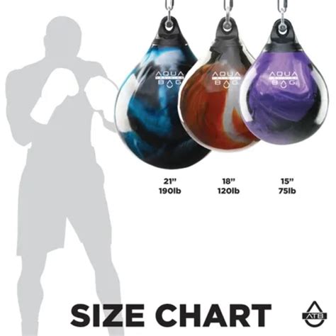 18" 120lb. Aqua Punching Bag - Black Eye Water Filled Heavy Bag – Aqua ...