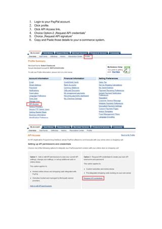 PayPal API Username 的图像结果