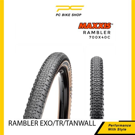 Maxxis Rambler EXO Tubeless Ready 700x40 Road Bike Tire Road Bicycle Folding Tires Gravel Bike ...