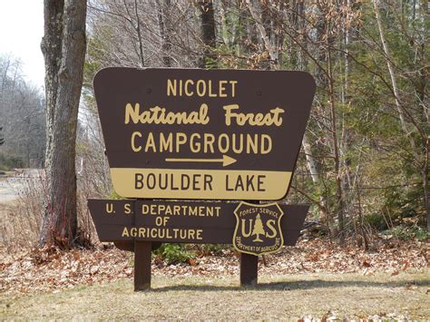 Nicolet Campground at Boulder Lake Will Open