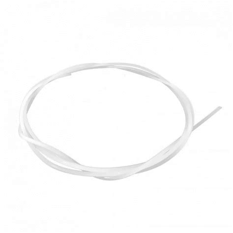 PTFE 2x4mm White Teflon Tube for 3mm 3D Printer Filament - 1 Meter (2m ...