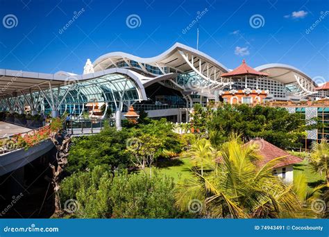 BALI, Denpasar International Airport On Tropical Island Bali Editorial ...