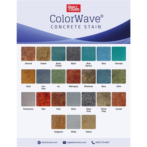 Stained Concrete Colors Black