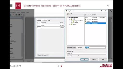 Image result for Recipepro+ Editor FactoryTalk SQL