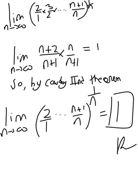 195/lim (2 3 4 n+1) n (a) 0 (c) e (b) 1 (d) none of these