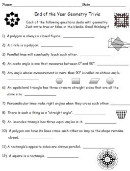 Image result for Geometry Trivia