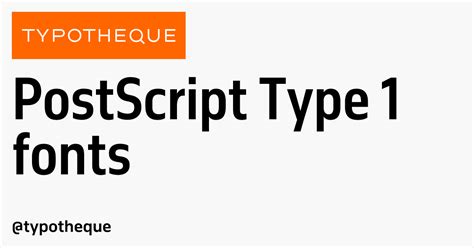 PostScript Fonts Design 的图像结果