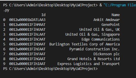 Python Life Salesforce 的图像结果