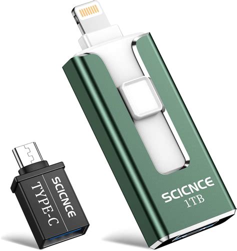 Buy SCICNCE 1TB Photo Stick for iPhone Flash Drive, USB Memory Stick ...
