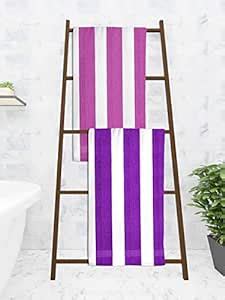 Athom Trendz Presents Athom Living Woven Light Weight Bath Towels, Made ...