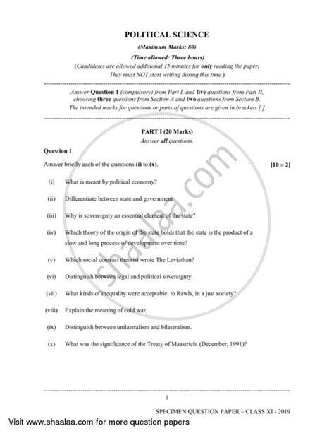 Image result for Class 11 Political Science ISC