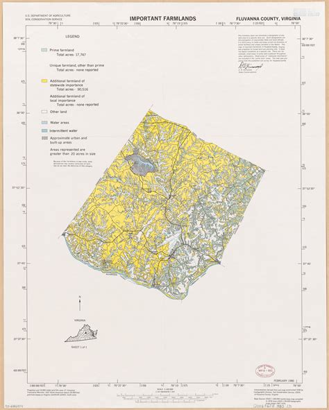 Important farmlands, Fluvanna County, Virginia | Library of Congress
