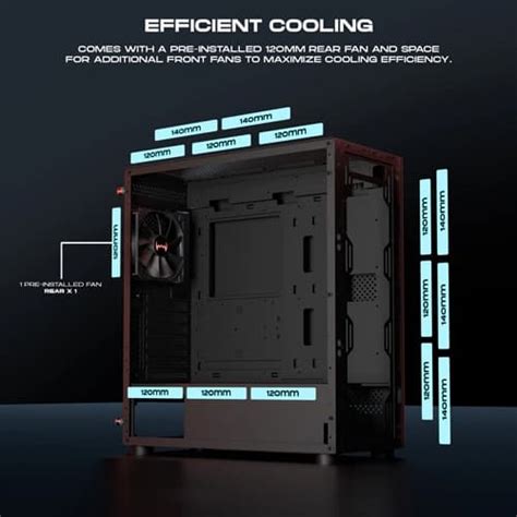 Buy Dawg PC Case X 490 Black, Best Price