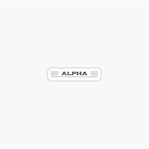 Alpha Sign Sticker 的图像结果