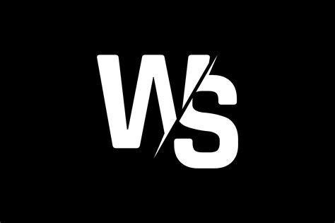 Monogram WS Logo Design Graphic by Greenlines Studios · Creative Fabrica