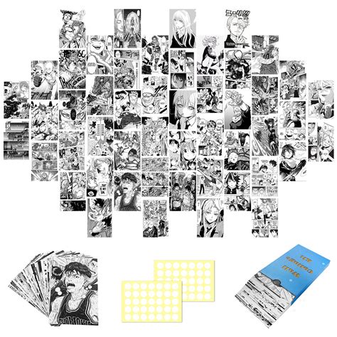 50pcs Anime Wall Collage Kit Aesthetic Pictures Anime Room Decor ...