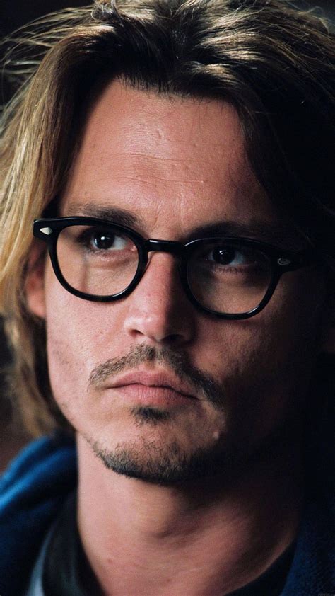 Download Johnny Depp HD Glasses Close Up Wallpaper | Wallpapers.com