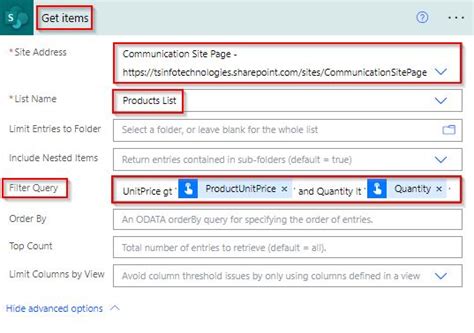 Image result for Flow Filter Query Name