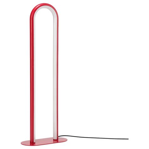 SOLVINDEN floor lamp, dimmable/indoor red - IKEA