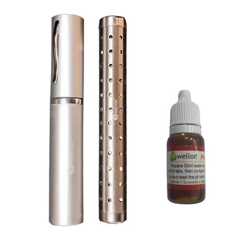 WELLON ANTI-OXIDANT HYDROGEN ALKALINE STICK With pH Testing Drop ...