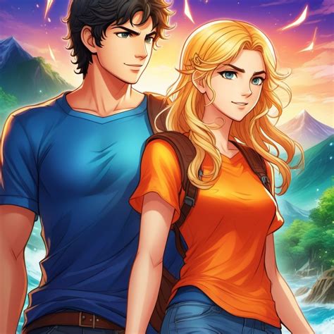 Percy Jackson & Annabeth Chase's Adventures | Stable Diffusion Online