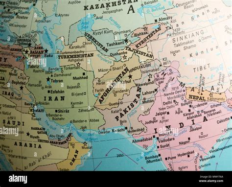 Kabul On Asia Map
