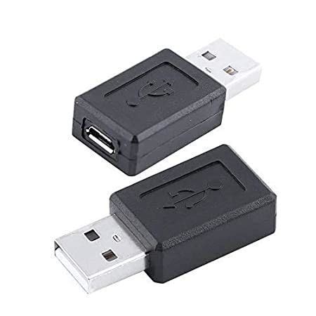 River Fox® Micro USB Female to USB 2.0 Type-A Male Connector Adapter ...