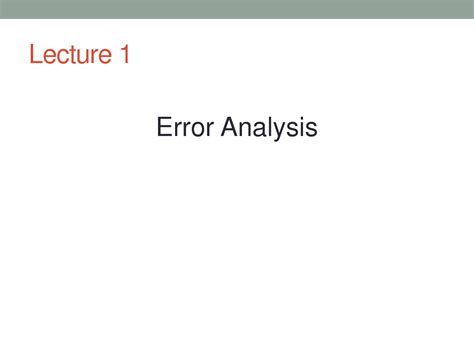 Image result for Error Analysis Language