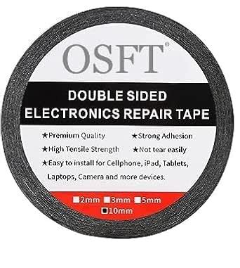 OSFT 5mm /10mm x 50M Double Sided Adhesive Tape LCD Touch Screen Tape ...