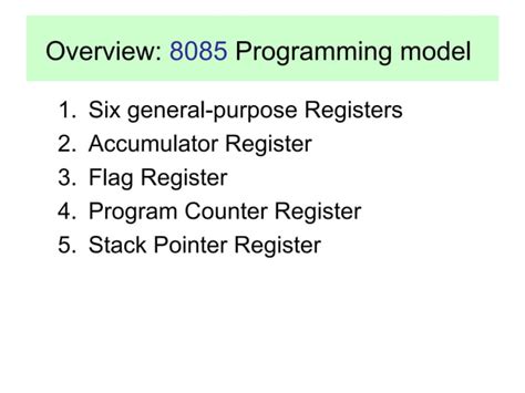 Image result for 8085 Assembly Language Programming Tutorial
