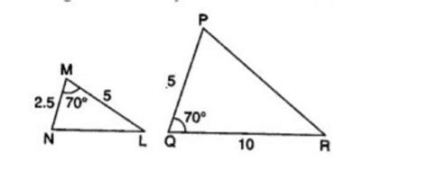 11. State whether the pairs of triangles in the figure are similar or ...