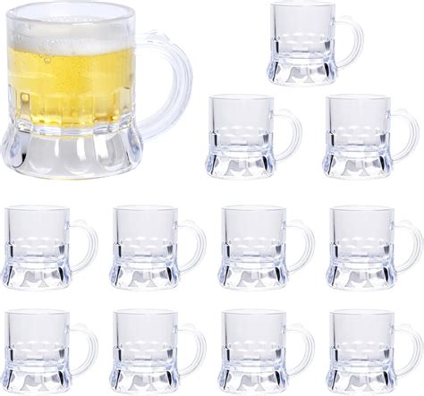 Amazon.com | YAXINRUI Mini Beer Mugs, 1 oz Shot Glasses Beer Glasses ...
