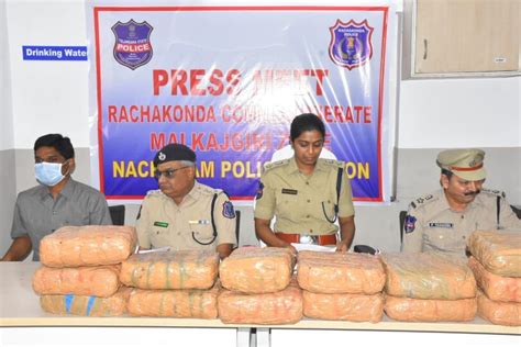Nacharam police nab 2 drug peddlers, seize 25 kg ganja