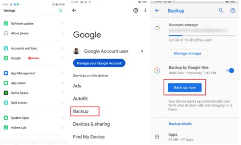 Image result for How to Back Up Android