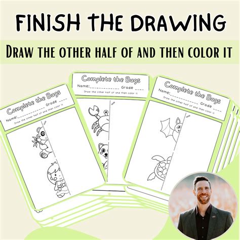 Complete the Drawing, Finish the Drawing | Activity for the Classroom ...