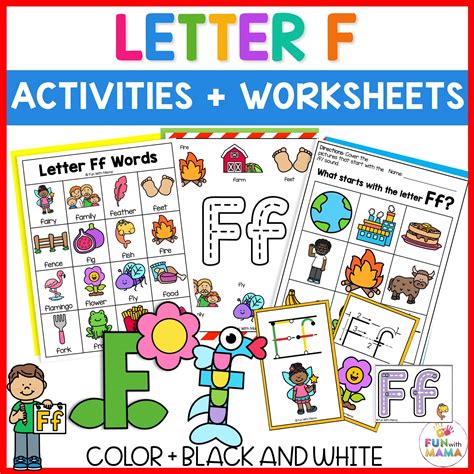 Letter F Worksheets For Preschool