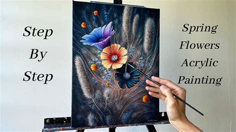 Image result for Spring Acrylic Painting Tutorial