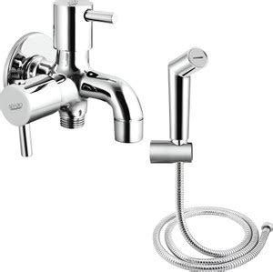 Spazio SmartBuy Turbo Series Brass 2 Way Bib Cock |2 in 1 Tap Wall ...