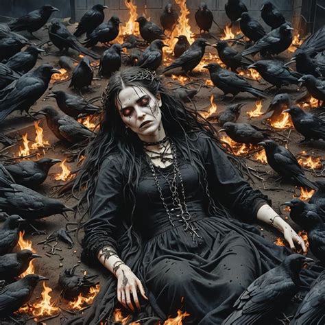 Nest of Crows: Murder (d) - AI Generated Artwork - NightCafe Creator