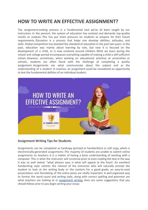 Image result for Effective Assignment